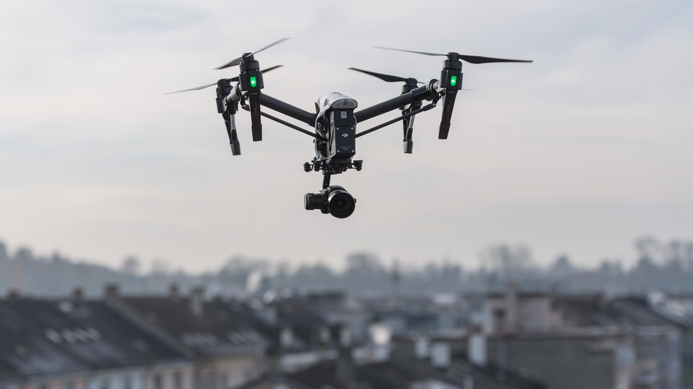 Motorisierte Vogelperspektive mit Zukunft