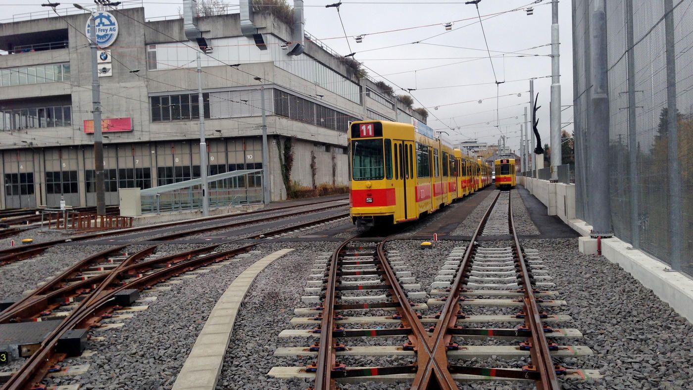 Erweiterung Tramdepot BLT 