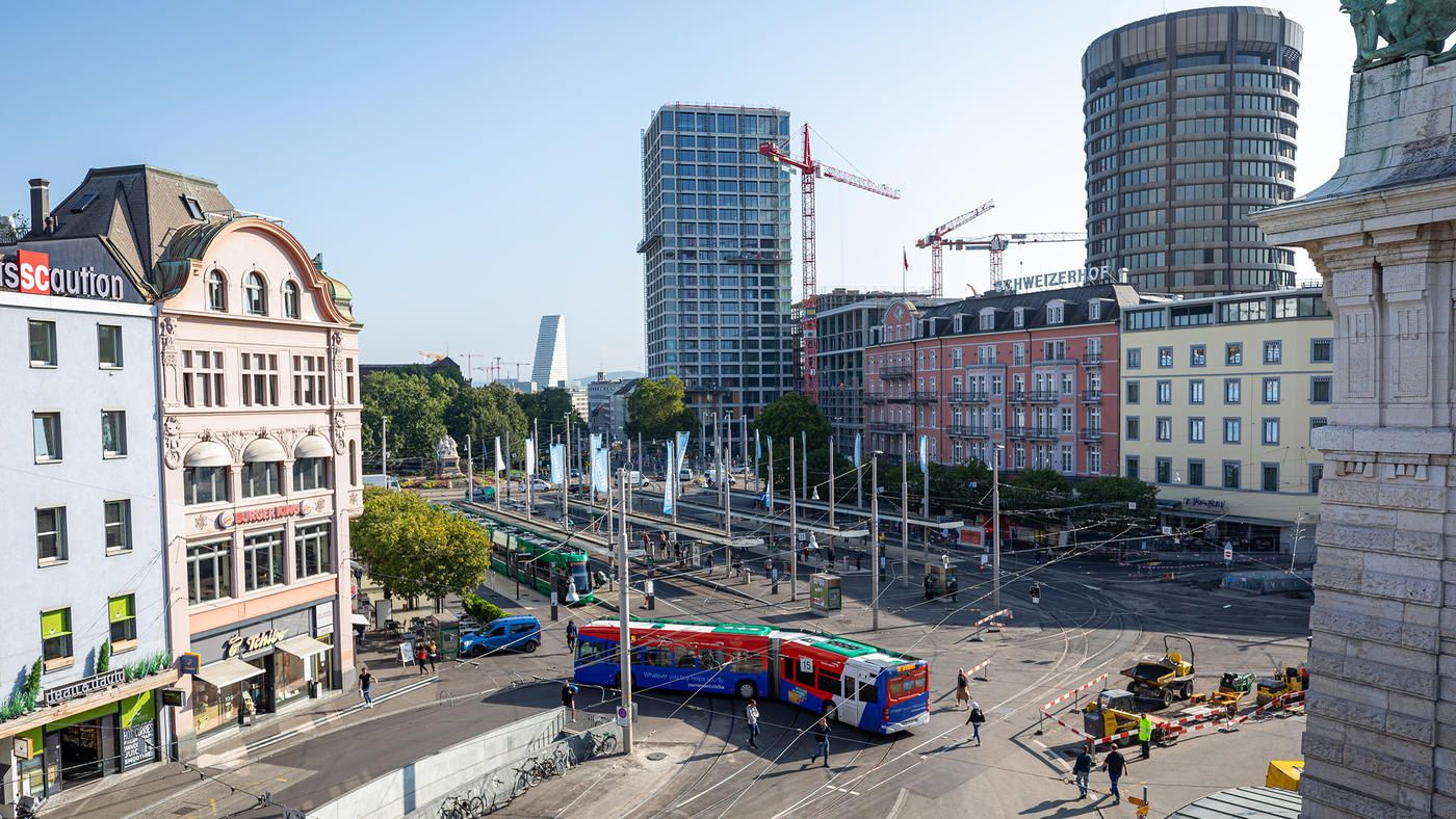 Gleiserneuerung Centralbahnplatz Basel