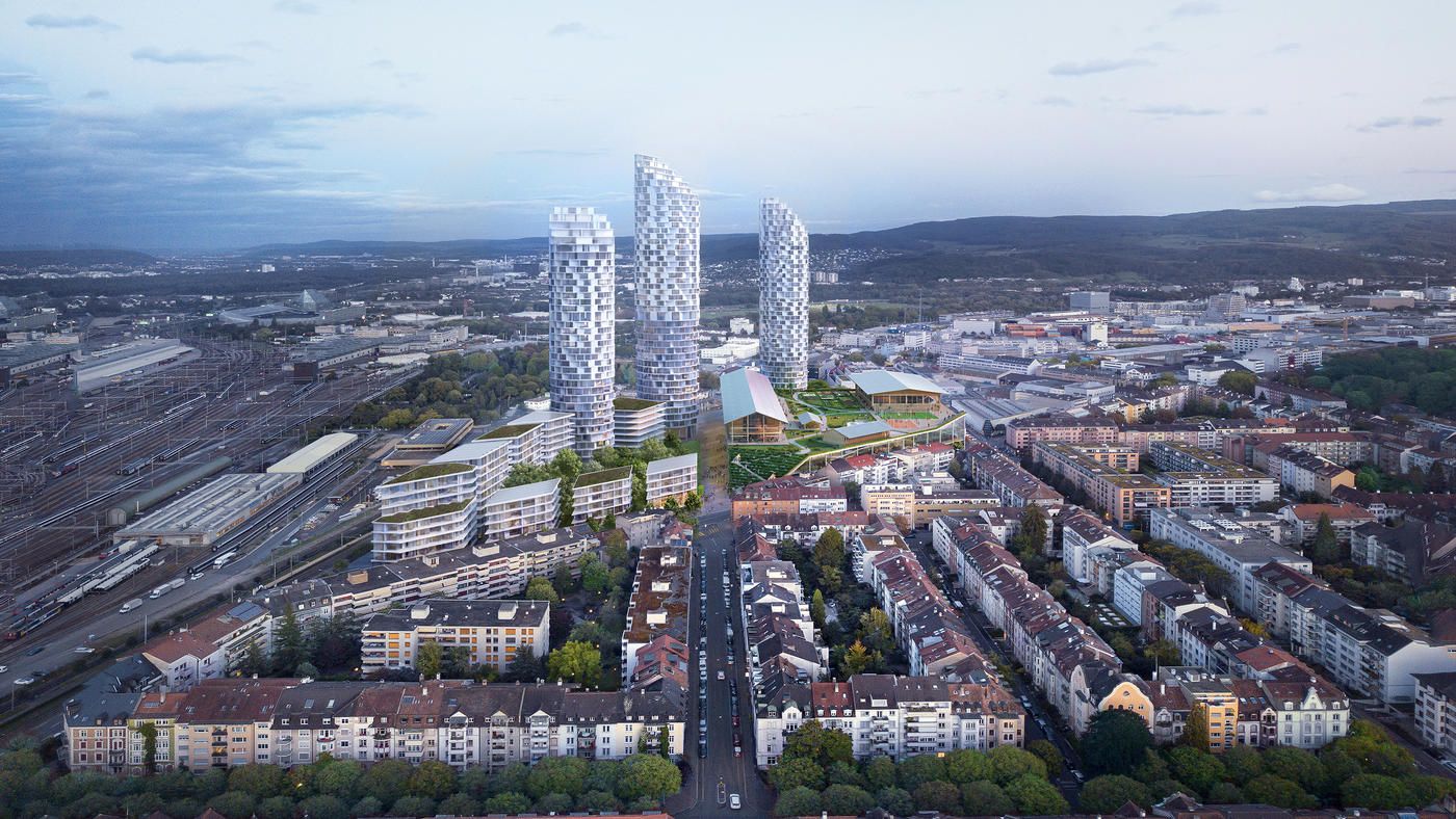 Dreispitz Nord Visualisierung Herzog & de Meuron