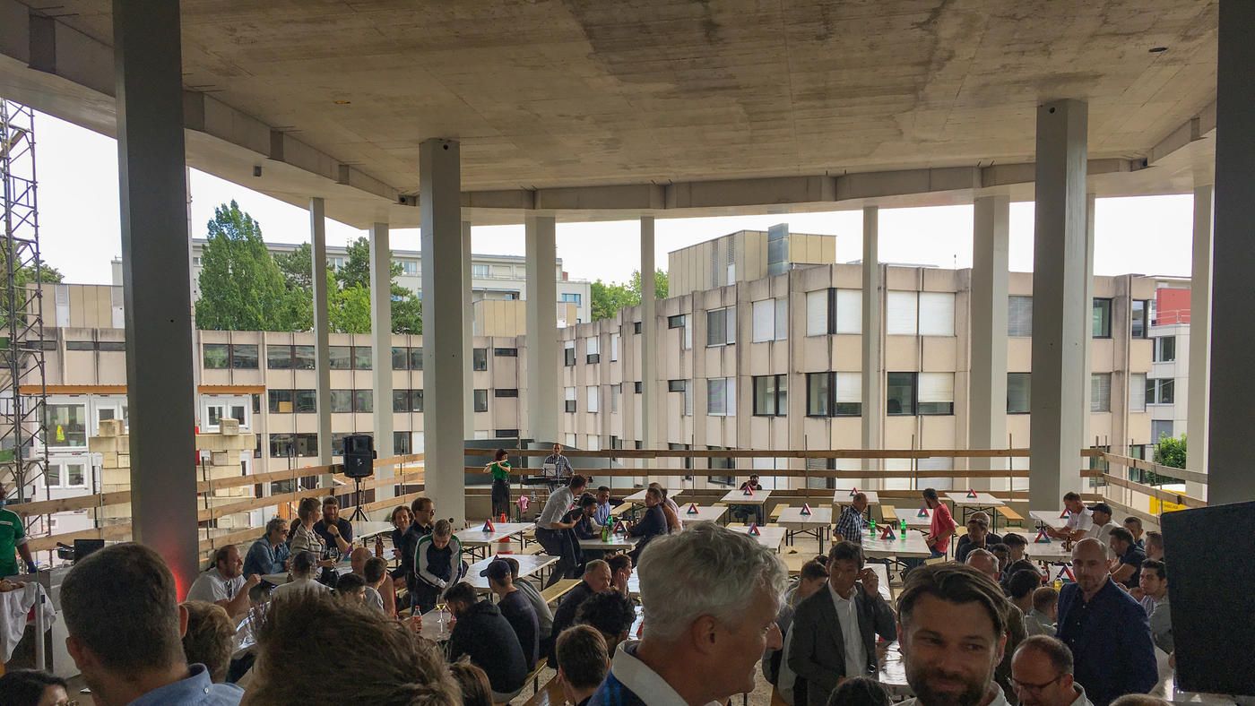 Richtfest Helvetia Campus Basel