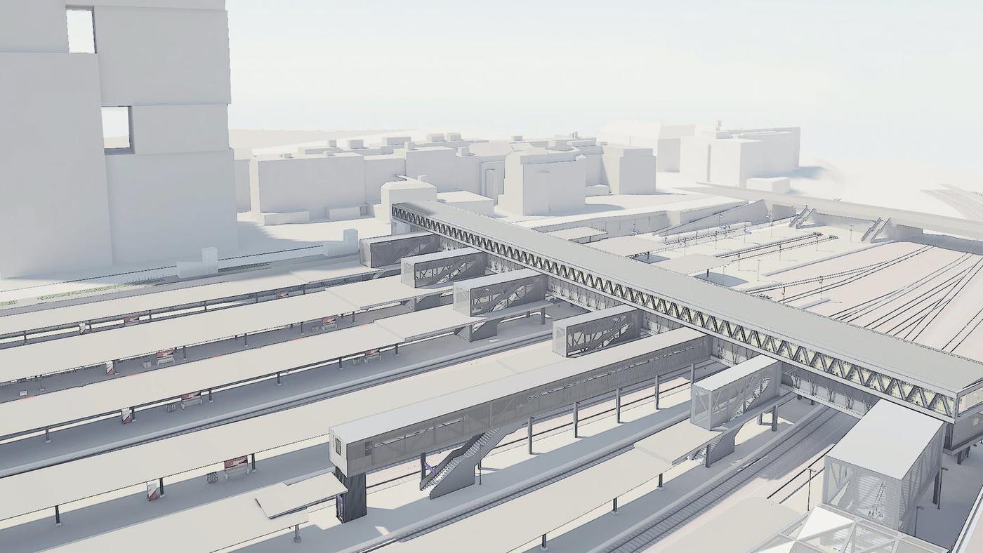 RI-Passerelle Basel SBB Visualisierung