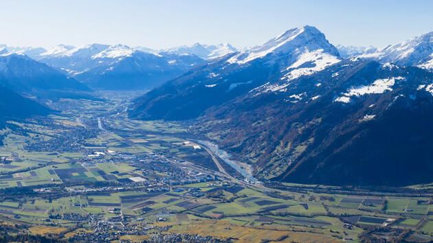 Region Landquart Luftbild