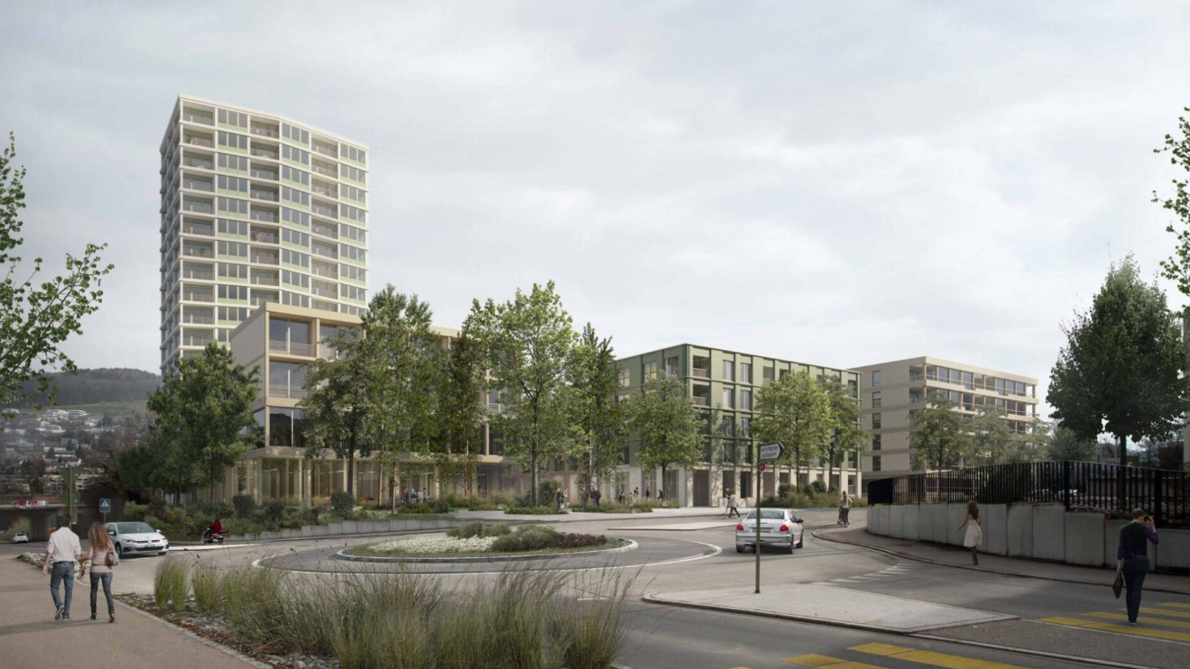 Parkstrasse Frenkendorf_Visualisierung