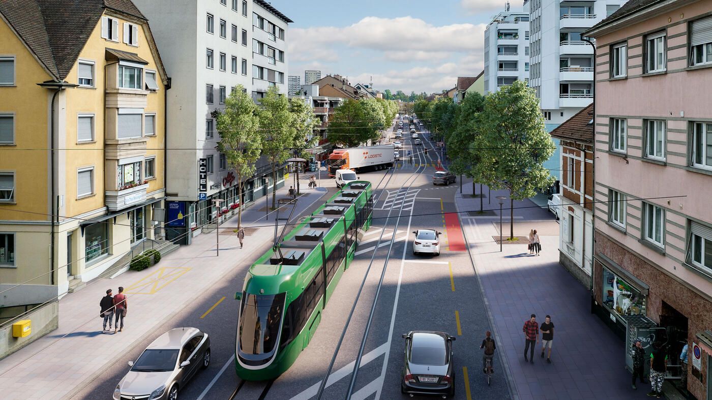 Ortsdurchfahrt Birsfelden