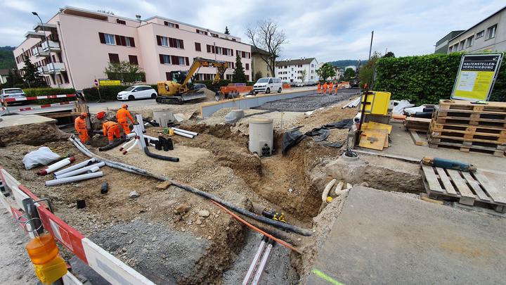 BLT Linie 14 Erneuerung Pratteln Muttenz