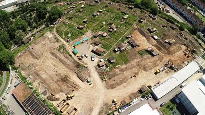 RI Walkeweg Basel Drohnenaufnahme