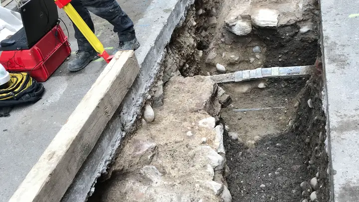 Sanierung Freie Strasse - Archäologie1
