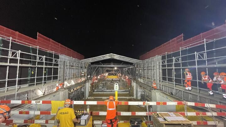 Erneuerung SBB Passerelle