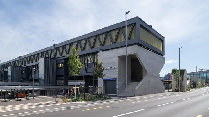 Kopfbau SBB Passerelle