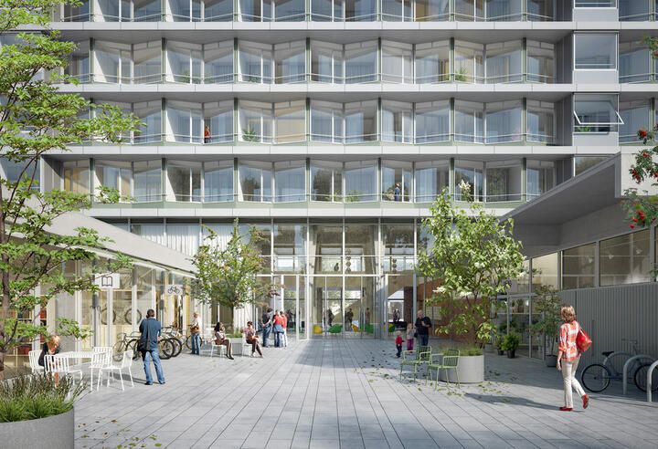 Siegerprojekt Felix Platterspital Aussenansicht