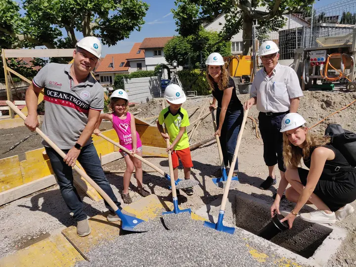 Spatenstich Kindergarten Zeihen