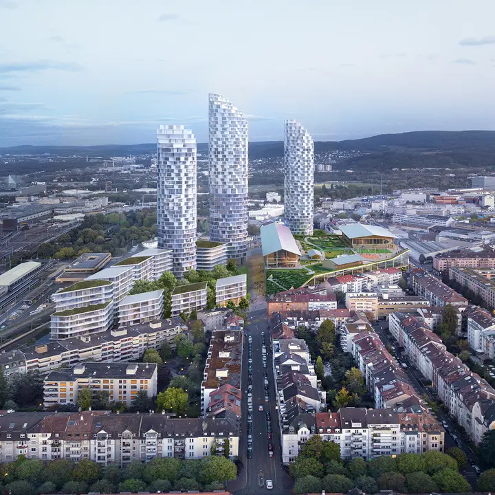 Dreispitz Nord Visualisierung Herzog & de Meuron