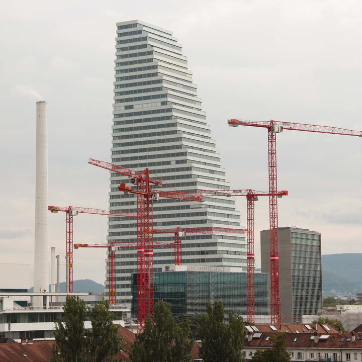 Bau 2 Roche Basel Baustellenlogistik