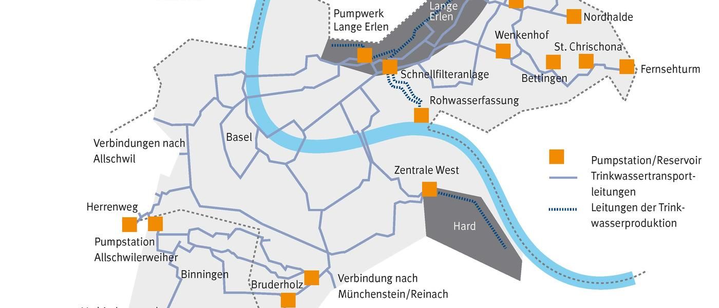 IWB Versorgungsgebiet