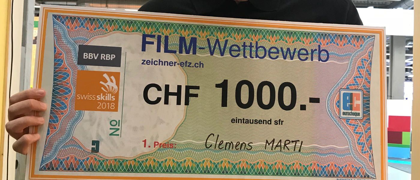 Sieger Filmwettbewerb SwissSkills 2018