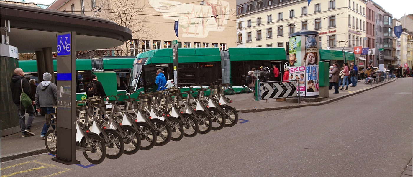 Veloverleihsystem Basel-Stadt