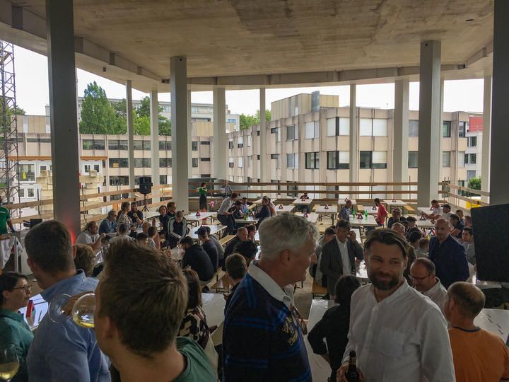Richtfest Helvetia Campus Basel