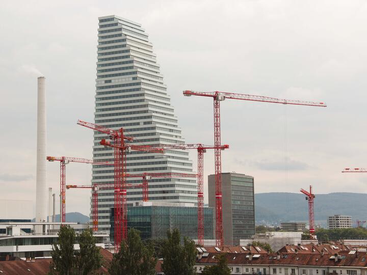 Bau 2 Roche Basel Baustellenlogistik