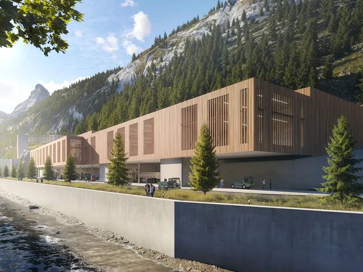 DLZ Zermatt Strassenansicht