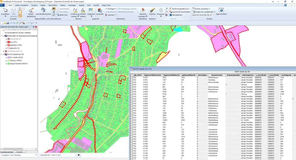 Regenwasserdeklaration GIS