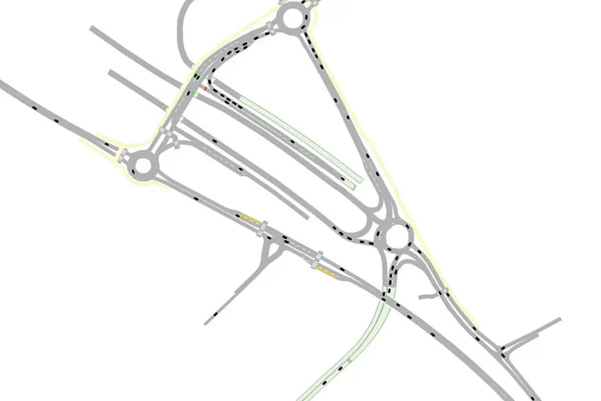 Simulation Bachgraben