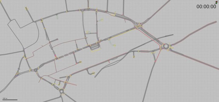 Verkehrssimulation Aarau Karte