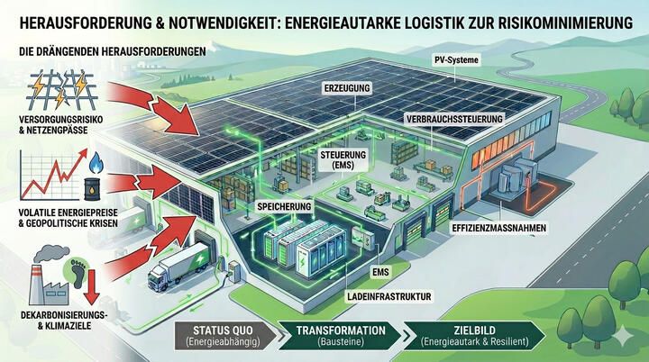 Energieautarke Logistik
