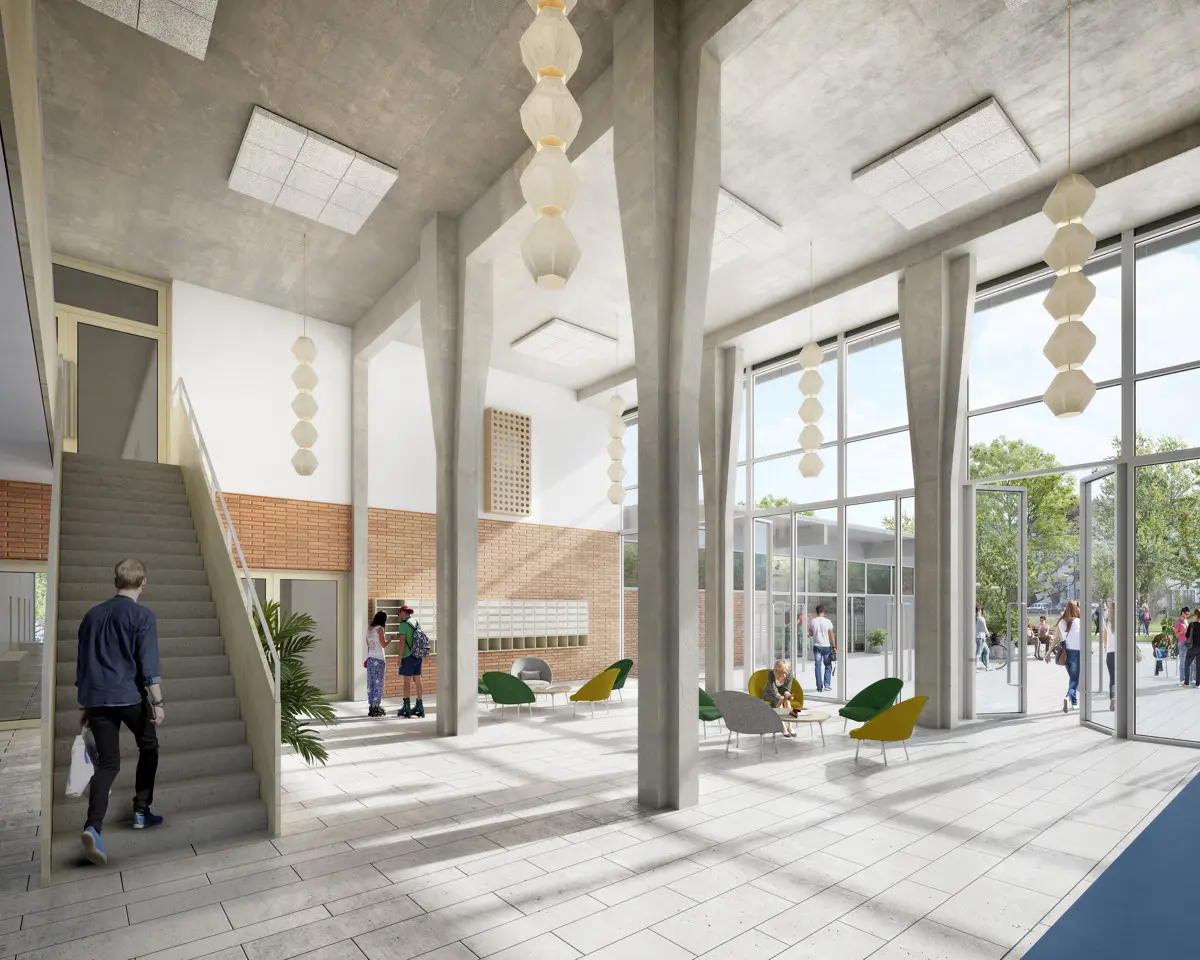 Siegerprojekt Felix Platterspital Foyer