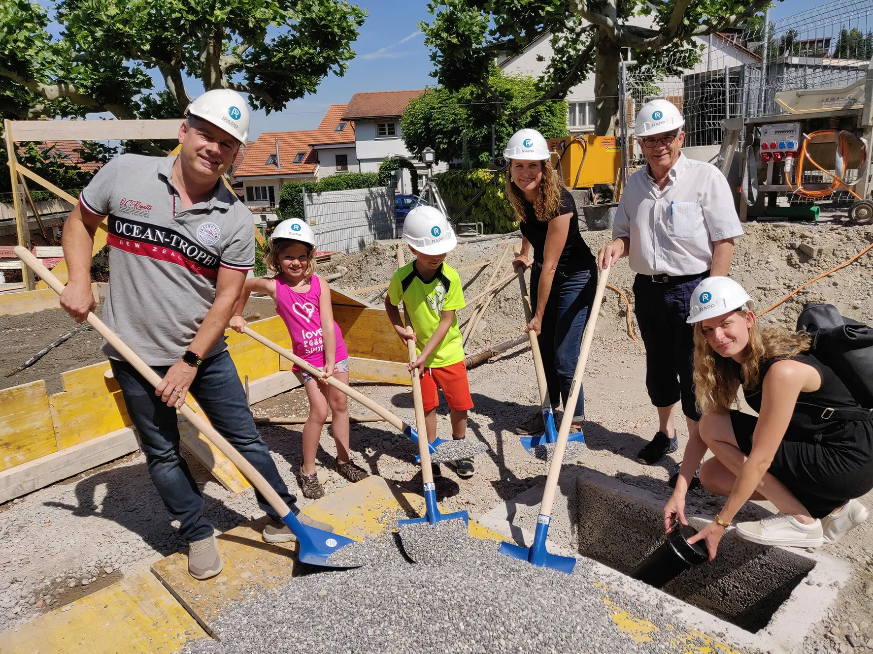 Spatenstich Kindergarten Zeihen