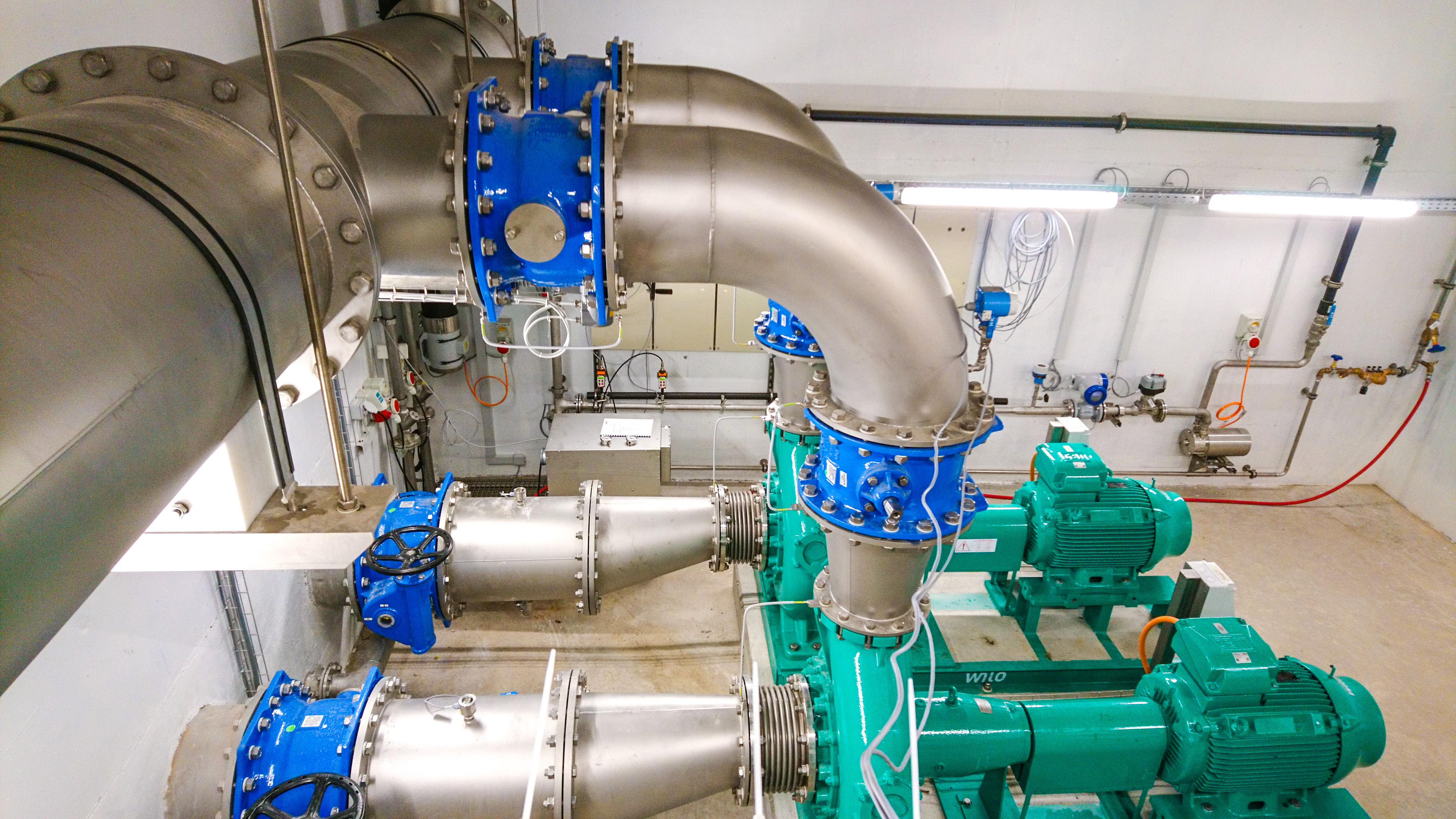 Druckstoss Pumpwerk Rohwasser 1