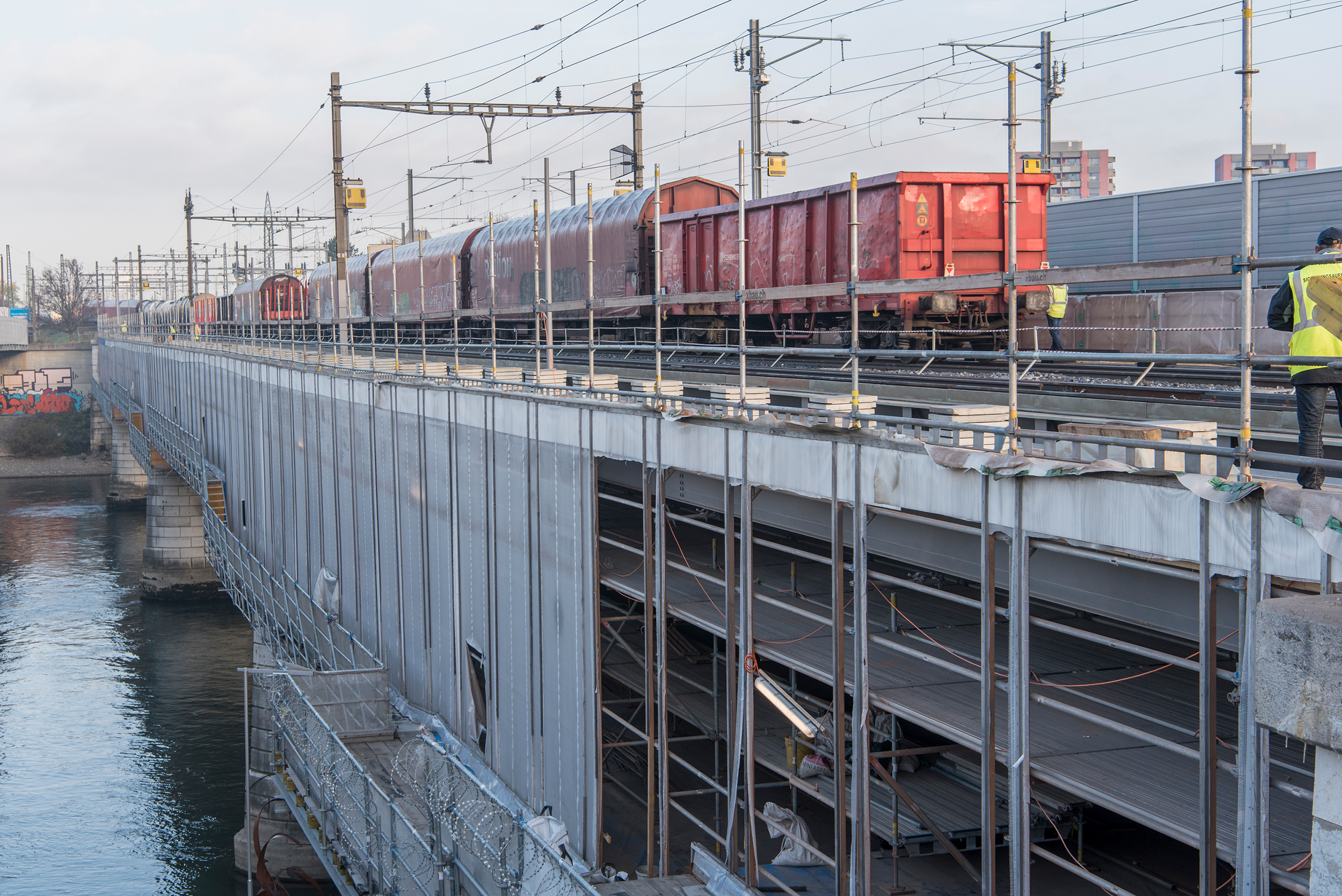 Eisenbahnbrücke Breite_Korrosionsschutz